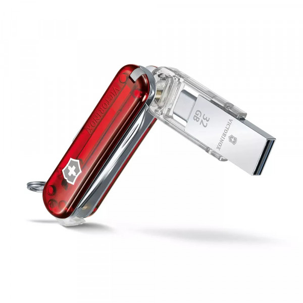 Швейцарский нож Victorinox Work 58 мм 8 функций USB флешка 32 Гб Красный (4.6235.TG32B1) Швейцарский нож Victorinox Work 58 мм 8 функций USB флешка 32 Гб Красный (4.6235.TG32B1)