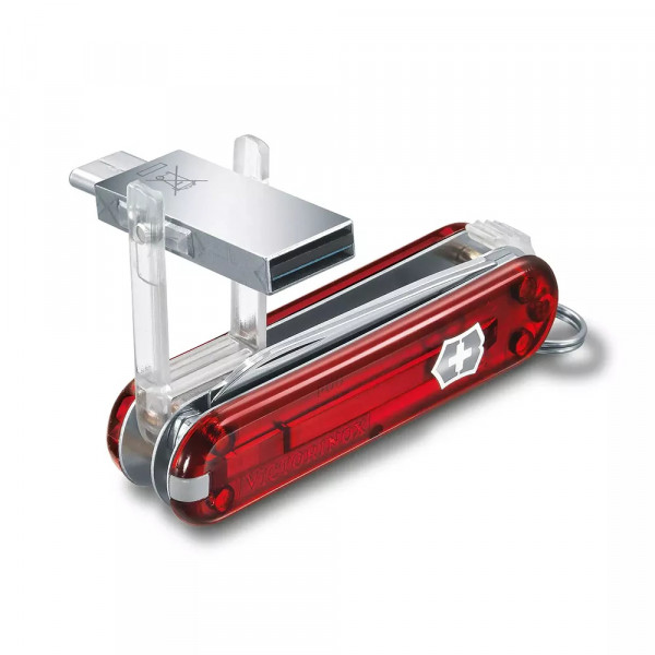 Швейцарский нож Victorinox Work 58 мм 8 функций USB флешка 32 Гб Красный (4.6235.TG32B1) Швейцарский нож Victorinox Work 58 мм 8 функций USB флешка 32 Гб Красный (4.6235.TG32B1)