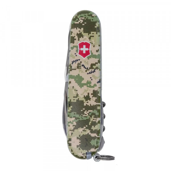Складний ніж 91 мм Victorinox Spartan Army 12 функцій 2 шари Піксель з червоним лого (1.3603.3_W3941p) Складний ніж 91 мм Victorinox Spartan Army 12 функцій 2 шари Піксель з червоним лого (1.3603.3_W3941p)