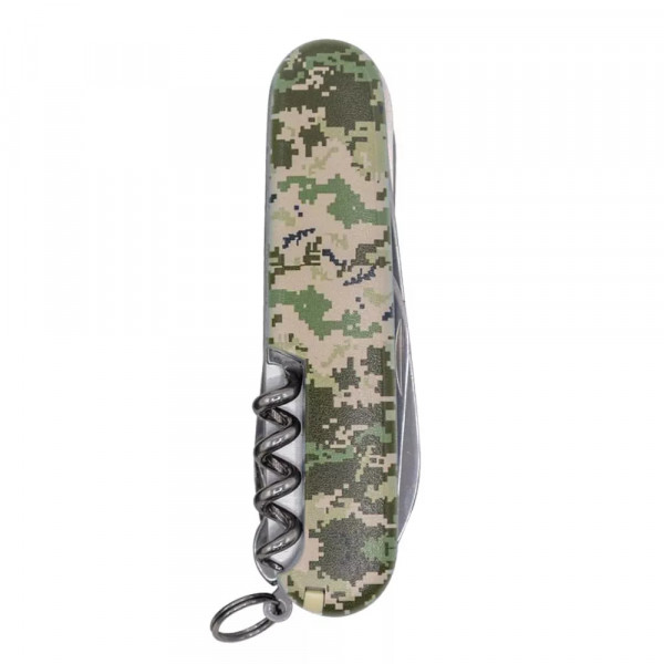 Складний ніж 91 мм Victorinox Spartan Army 12 функцій 2 шари Піксель з червоним лого (1.3603.3_W3941p) Складний ніж 91 мм Victorinox Spartan Army 12 функцій 2 шари Піксель з червоним лого (1.3603.3_W3941p)