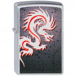 Запальничка бензинова ZIPPO Satin Chrome Tatto Dragon (200.247)