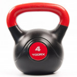 Гиря вінілова Toorx PVC 4 кг Black/Orange (KRP-4) 931125