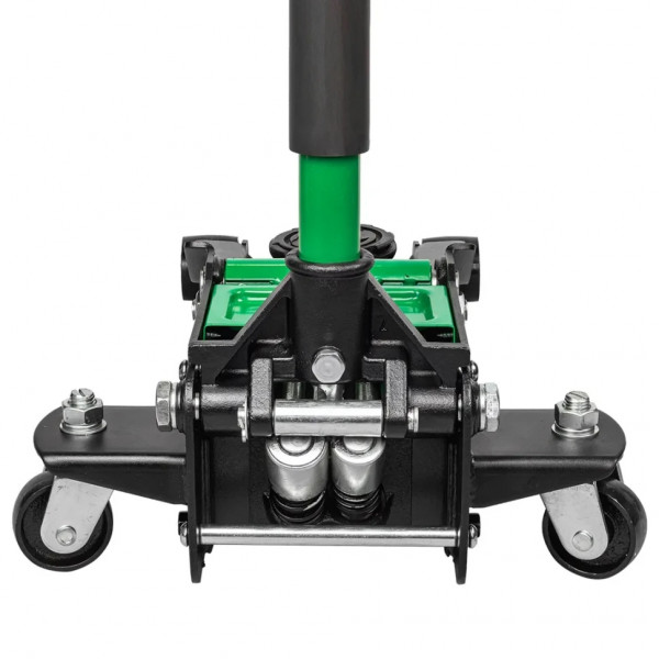 Домкрат 3т (75-505мм) підкатний низькопрофільний двопоршневий Rockforce RF-T830018Z HT