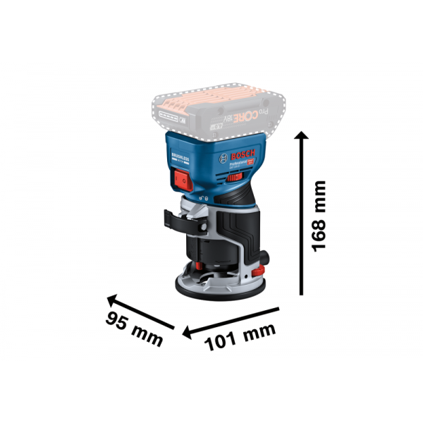 Акумуляторний фрезер Bosch Professional GKF 18V-8 (06016C2000) Акумуляторний фрезер Bosch Professional GKF 18V-8 (06016C2000)