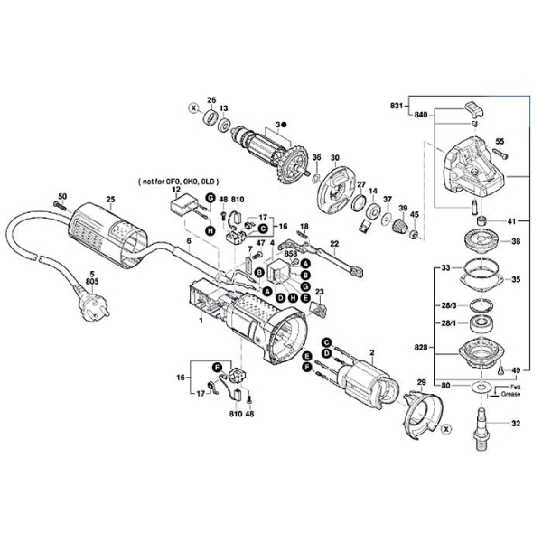 Болгарка Bosch Professional GWS 750-125 0601394001