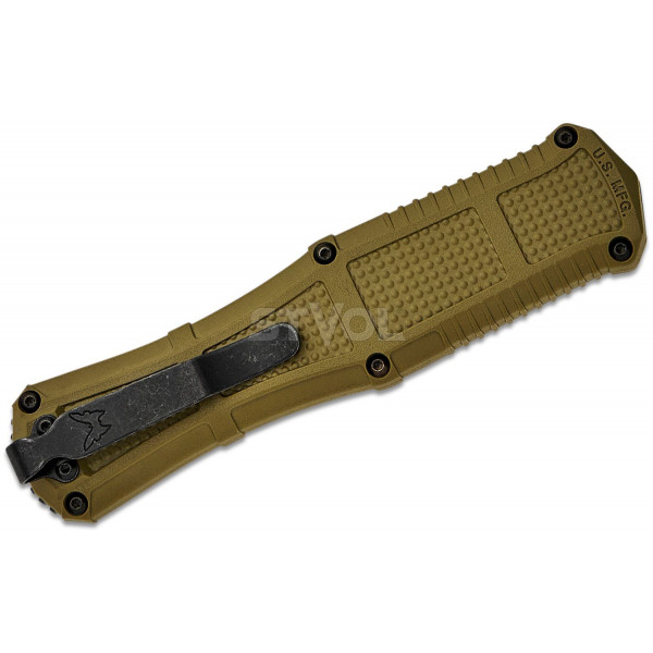 Ніж Benchmade Claymore OTF Auto, зелений (3370SGY-1)
