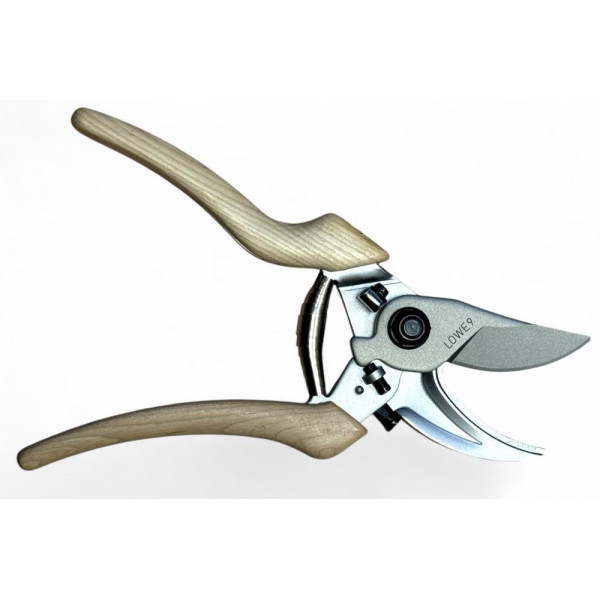 Секатор обвідний LOWE N9.107 Natural Series, зріз 22 мм, дерев’яні ручки з гікорі