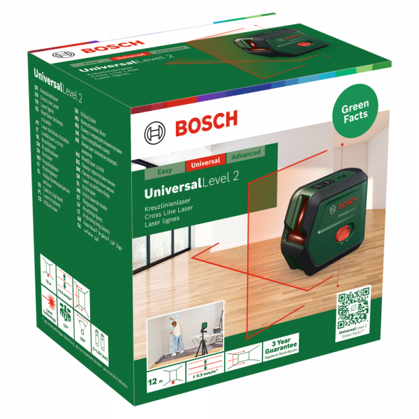 Перехресний лазер Bosch UniversalLevel 2 (0603663F00)