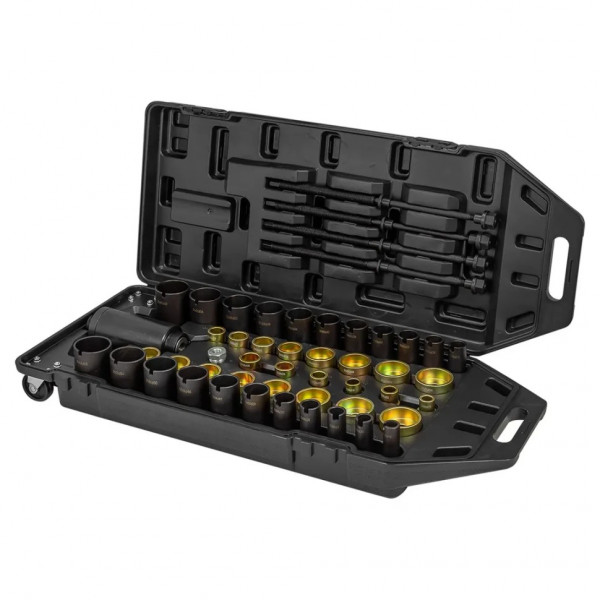 Універсальний гідравлічний знімач сайлентблоків та втулок 49пр. Forsage F-949T1