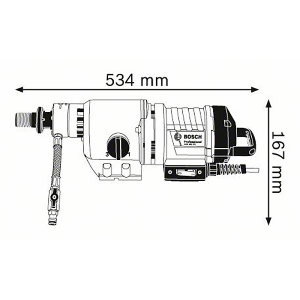Дриль алмазного свердління Bosch Professional GDB 350 WE 0601189900