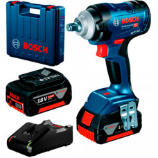 Гайковерт ударний акумуляторний Bosch Professional GDS 18V-400 з 2 акб GBA 18V 5 Ah, з/п GAL 18V-40 в чемодані 06019K0020