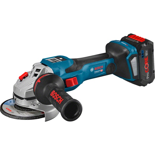 Акумуляторна кутова шліфмашина Bosch Professional GWS 18V-15 SC з регулюванням в L-Boxx 136 06019H6100