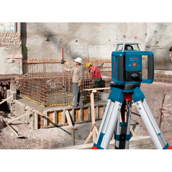 Ротаційний лазерний нівелір Bosch Professional GRL 400 H в чемодані з приймачем LR 1, акб 1,2V HR20 та з/п