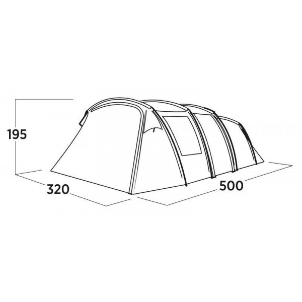 Намет п'ятимісний Easy Camp Hamra 5 (120495) (931571)