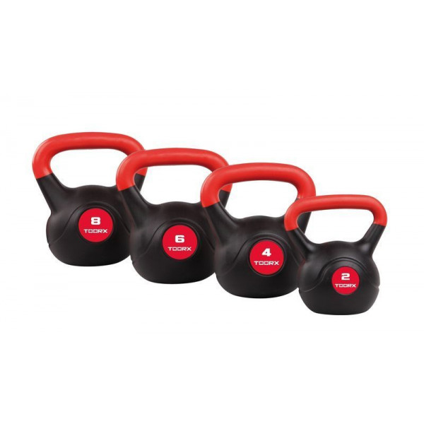 Гиря вінілова Toorx PVC 4 кг Black/Orange (KRP-4) 931125