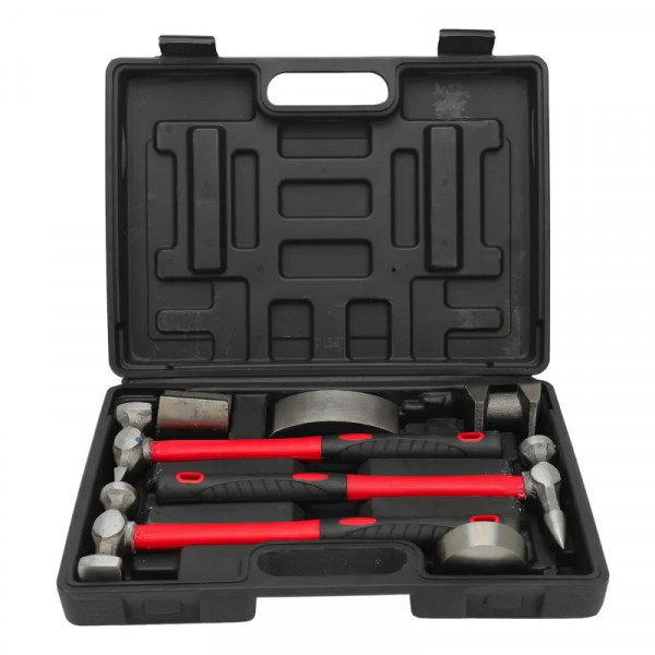 Набір молотків та кувалд для ремонту кузова та вм'ятин 7 предметів REWOLT T2640