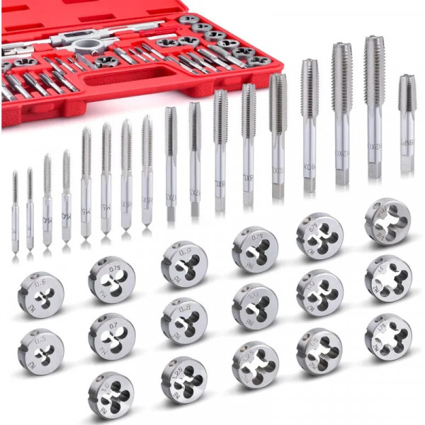 Набір мітчиків та плашок метричний 40 ін. REWOLT T1136