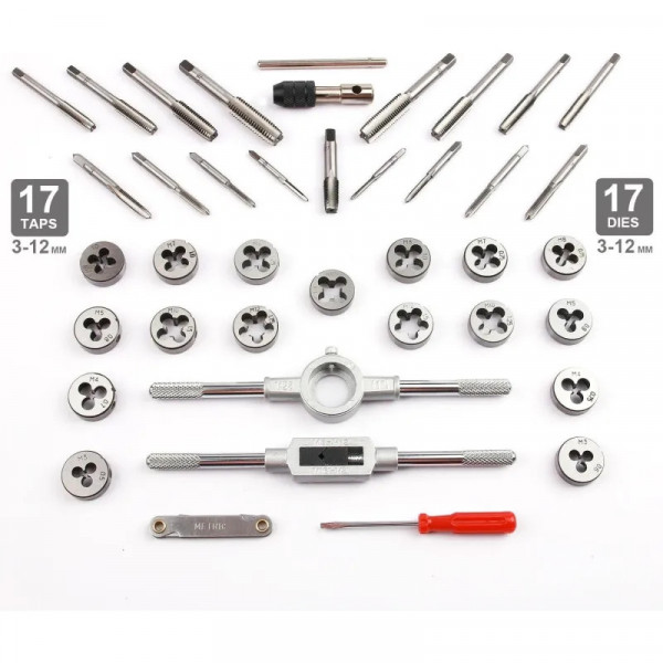 Набір мітчиків та плашок метричний 40 ін. REWOLT T1136