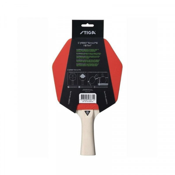 Ракетка для настільного тенісу Stiga Cybershape 1 Star FL (1211-0906-35) (931705)