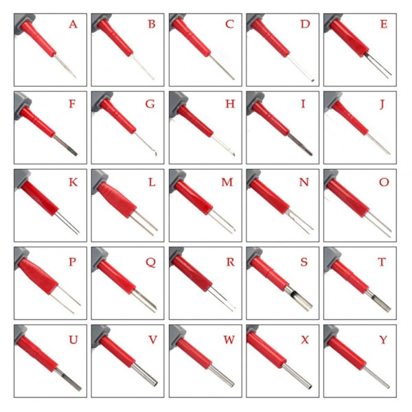 Набір інструментів для ремонту електропроводки автомобіля 25 предметів Forsage F-923C2 Набір інструментів для ремонту електропроводки автомобіля 25 предметів Forsage F-923C2