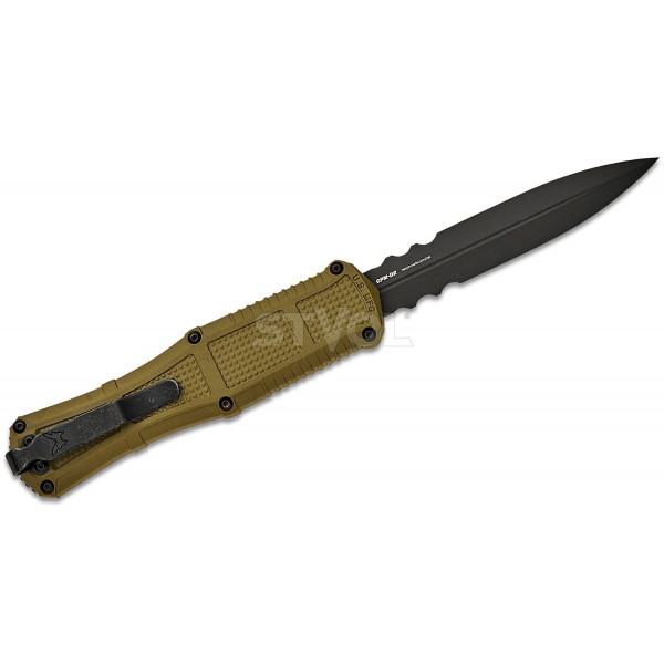 Ніж Benchmade Claymore OTF Auto, зелений (3370SGY-1)