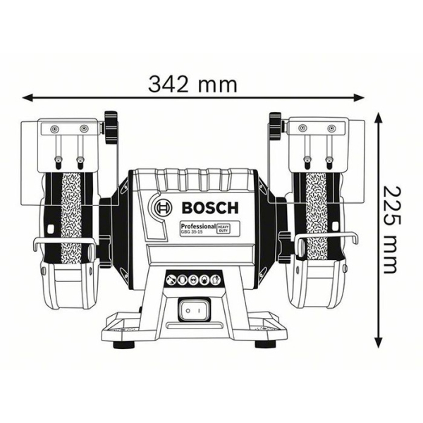 Точило Bosch Professional GBG 35-15 060127A300