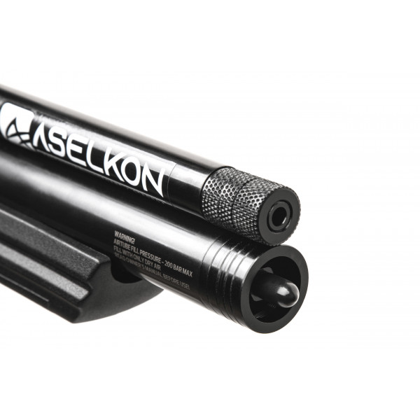 Пневматична PCP гвинтiвка Aselkon MX7-S Black кал. 4.5 1003372 Пневматична PCP гвинтiвка Aselkon MX7-S Black кал. 4.5 1003372