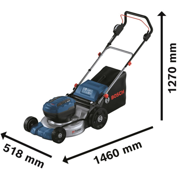Акумуляторна газонокосарка Bosch безщіткова GRA 18V2-46 (06008C8000) (solo версія без АКБ та ЗП)