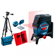 Лазерний нівелір Bosch Professional GCL 2-50 C з тримачем RM2, штативом BT 150, чохлом 0601066G02