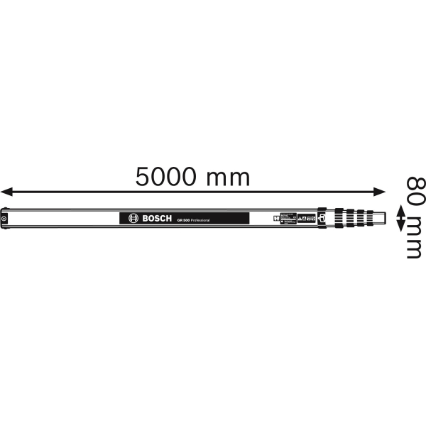 Вимірювальна рейка Bosch GR 500 Professional (0601094600)