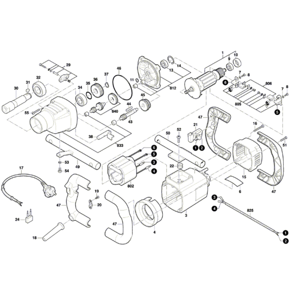 Електроміксер Bosch Professional GRW 18-2 E 06011A8000