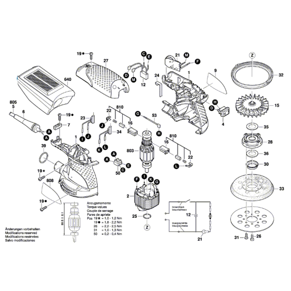 Ексцентрикова шліфмашина Bosch Professional GEX 125-1 AE 0601387500