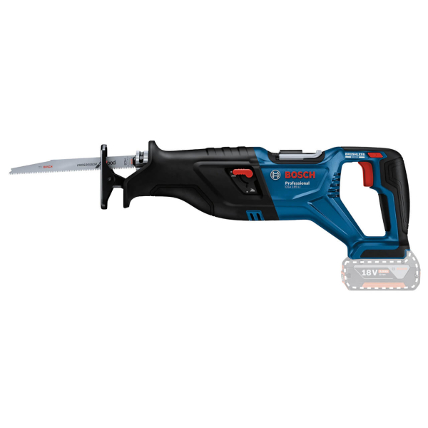 Акумуляторна ножівка Bosch Professional GSA 185-LI без акб і з/п з 2 пиляльними полотнами 06016C0020