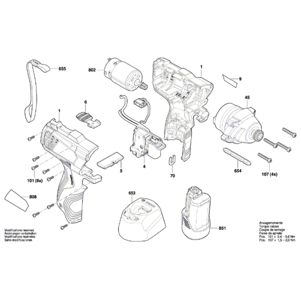 Гайкокрут ударний акумуляторний Bosch Professional GDR 120-LI без акб та з/п 06019F0000