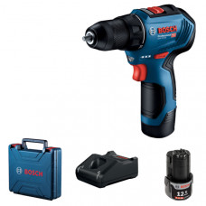 Безщітковий шурупокрут Bosch Professional GSR 12V-30 в чемодані з 2 акб GBA 12V 2 Ah та з/п GAL 12V-40 06019G9000