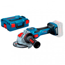 Акумуляторна безщіткова болгарка Bosch Professional GWX 18V-15 SC з регулюванням в L-Boxx 136 без акб та з/п 06019H6500