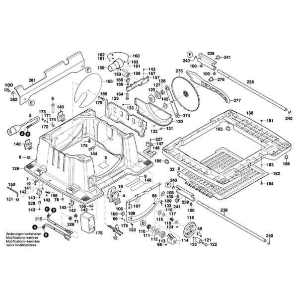 Настільна циркулярка Bosch Professional GTS 10 XC 0601B30400