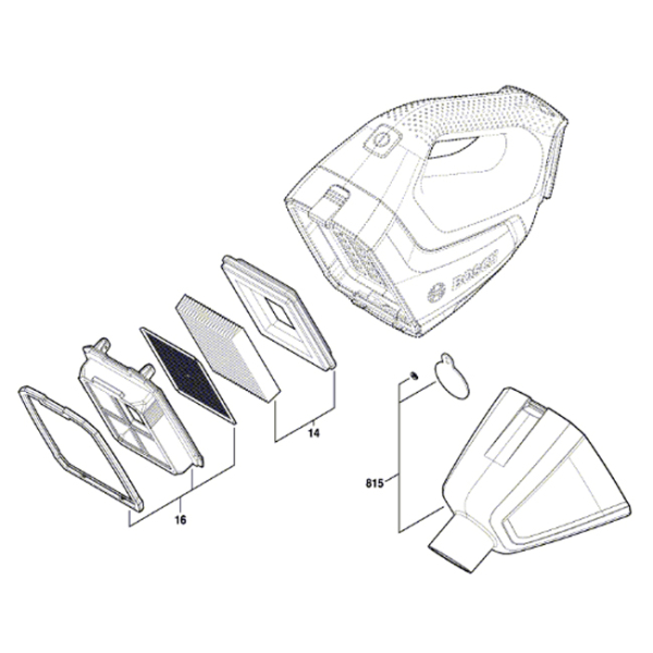 Пилосос акумуляторний Bosch UniversalVac 18 SET з 1 акб PBA 18 V 2,5 Ah W-B та з/п AL 1830 CV 06033B9103