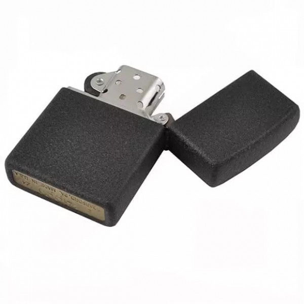 Запальничка бензинова ZIPPO Rose Dagger Tattoo Design Black Crackle®, черний (49778)