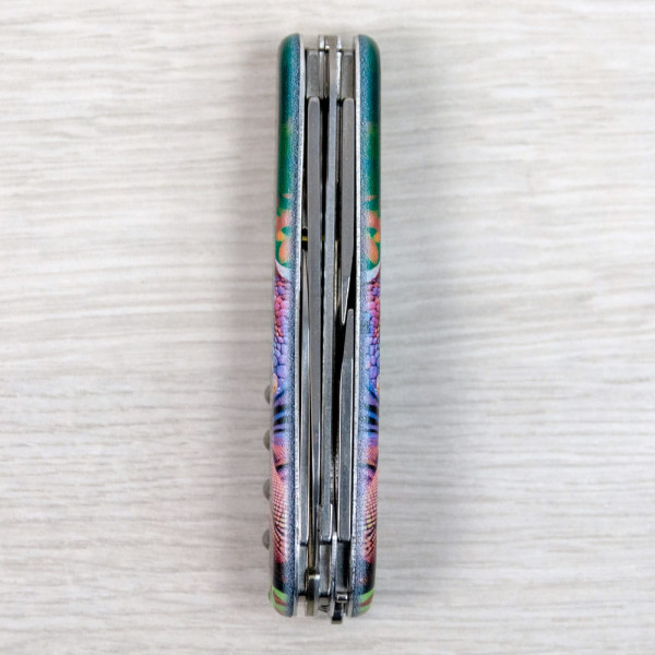 Складаний ніж Victorinox CAMPER ANIMAL Хамелеон 1.3613.3.F1020pw