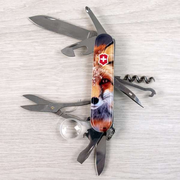 Складаний ніж Victorinox EXPLORER ANIMAL Лисиця 1.6703.7.F1060pw