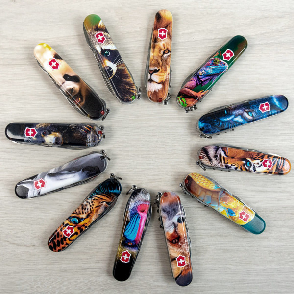 Складаний ніж Victorinox EXPLORER ANIMAL Лисиця 1.6703.7.F1060pw