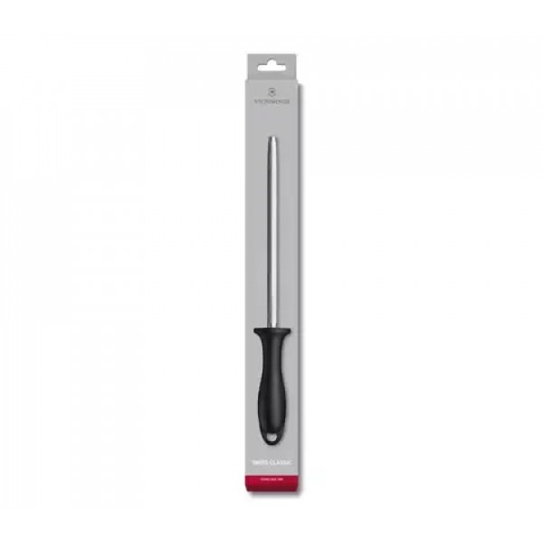 Сталевий мусат 32 см Victorinox Swiss Classic Honing Steel довжина робочої частини 20 см, середньо-дрібна насічка, чорний (7.8014) Сталевий мусат 32 см Victorinox Swiss Classic Honing Steel довжина робочої частини 20 см, середньо-дрібна насічка, чорний (7.8014)