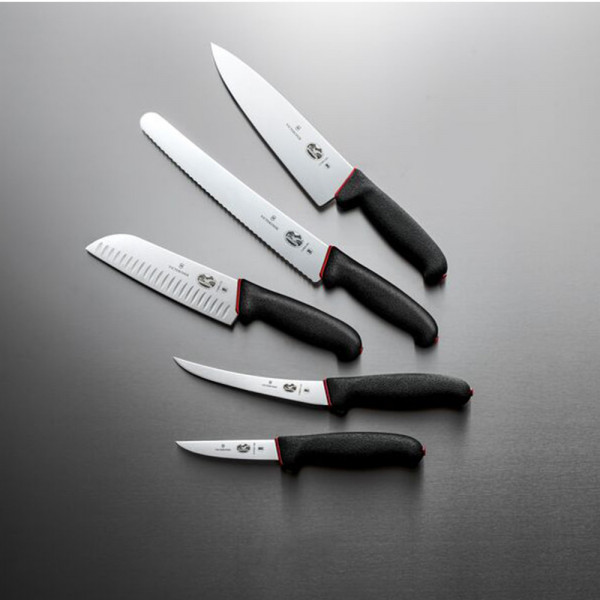 Ніж кондитерський Victorinox Dual Grip 26см хвил чорн 5.2933.26D