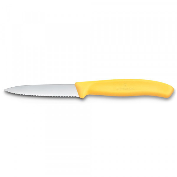 Ніж для овочів Victorinox Swiss Classic 8см хвил жовт 6.7638.C1