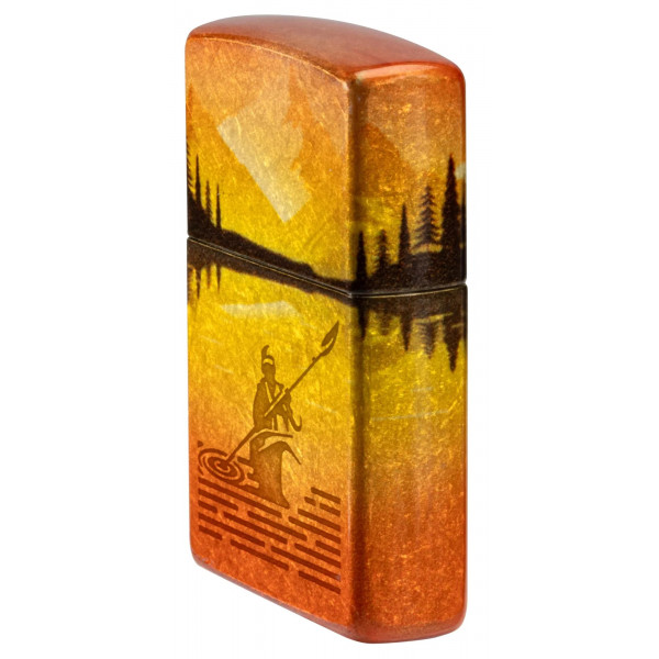Запальничка бензинова ZIPPO Fishing Fusion Design Tumbled Brass Різнокольровий (46927) Запальничка бензинова ZIPPO Fishing Fusion Design Tumbled Brass Різнокольровий (46927)