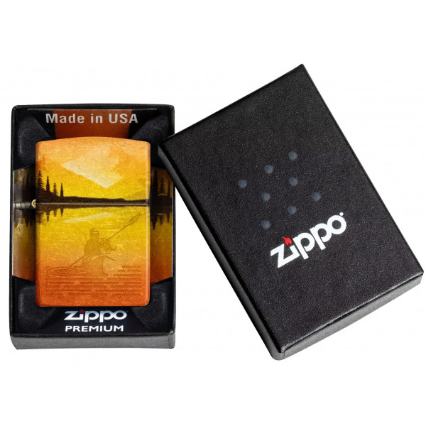 Запальничка бензинова ZIPPO Fishing Fusion Design Tumbled Brass Різнокольровий (46927) Запальничка бензинова ZIPPO Fishing Fusion Design Tumbled Brass Різнокольровий (46927)