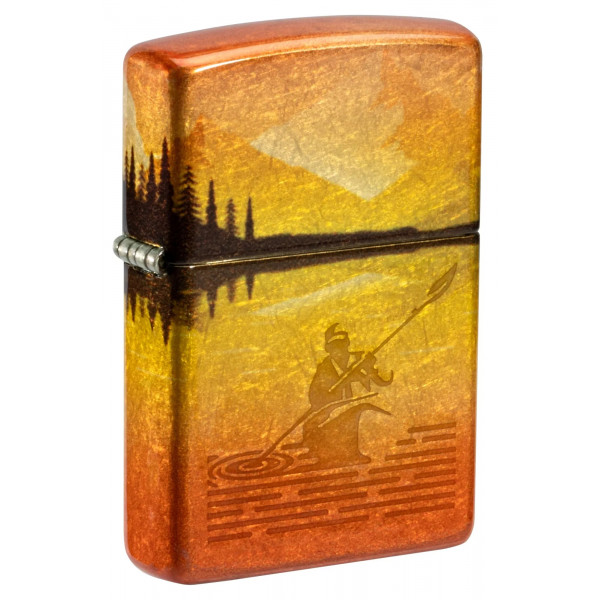 Запальничка бензинова ZIPPO Fishing Fusion Design Tumbled Brass Різнокольровий (46927) Запальничка бензинова ZIPPO Fishing Fusion Design Tumbled Brass Різнокольровий (46927)