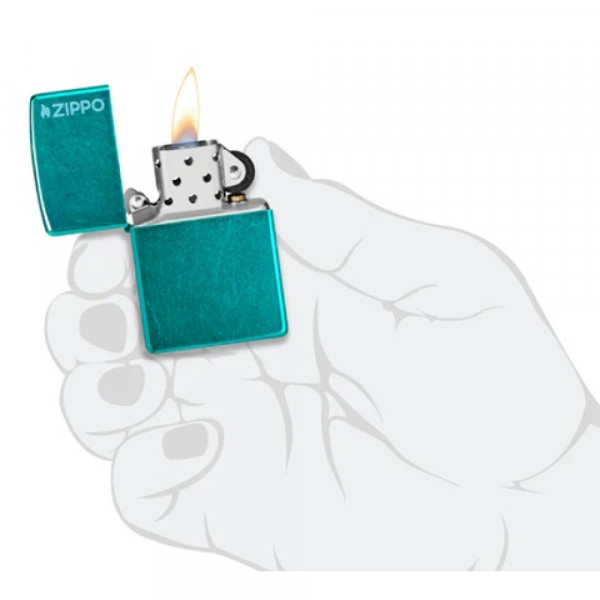 Запальничка Zippo (Зіппо) Candy Teal 24004 ZL Запальничка Zippo (Зіппо) Candy Teal 24004 ZL