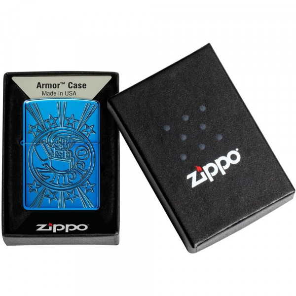 Запальничка Zippo (Зіппо) Armor® HP Blue Starburst 46851 Запальничка Zippo (Зіппо) Armor® HP Blue Starburst 46851